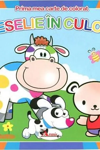 Veselie in culori - prima mea carte de colorat