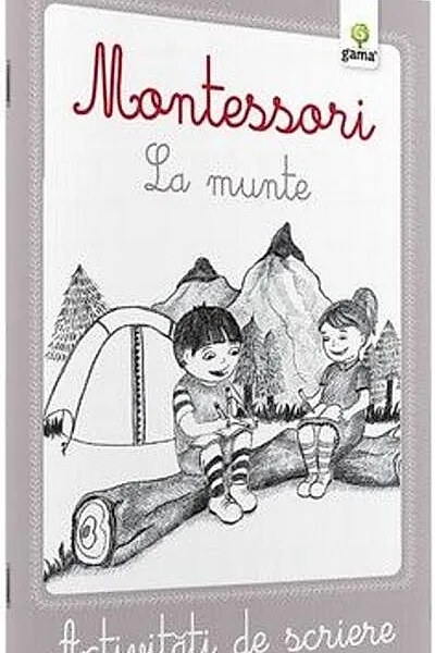 Activități de scriere Montessori. La munte