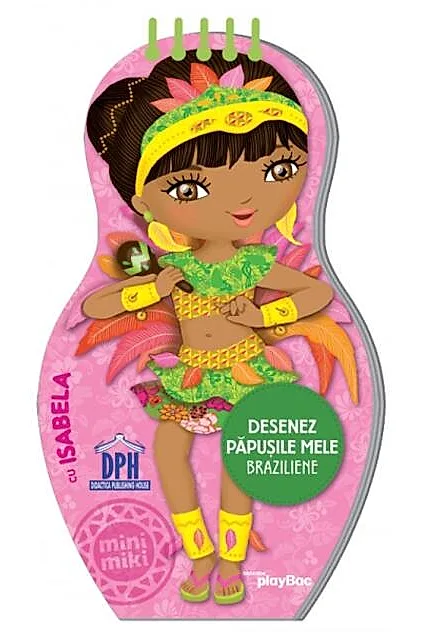 Desenez păpușile mele braziliene cu Isabela