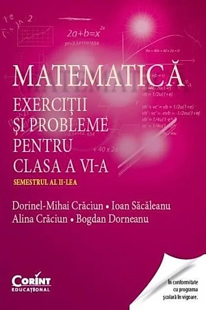 Matematică. Exerciţii şi probleme pentru clasa a VI-a. Semestrul al II-lea