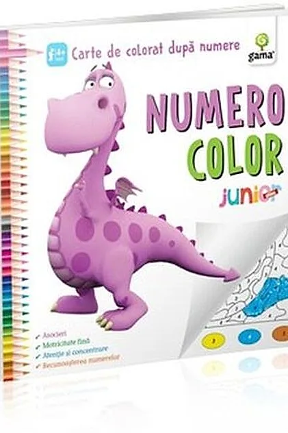 NumeroColor Junior Plus. Carte de colorat după numere