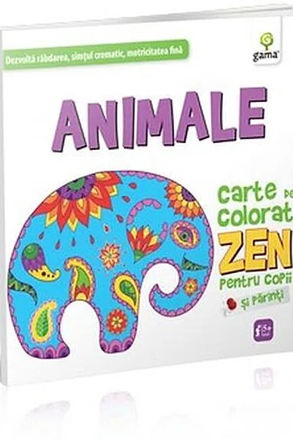Animale. Carte de colorat ZEN
