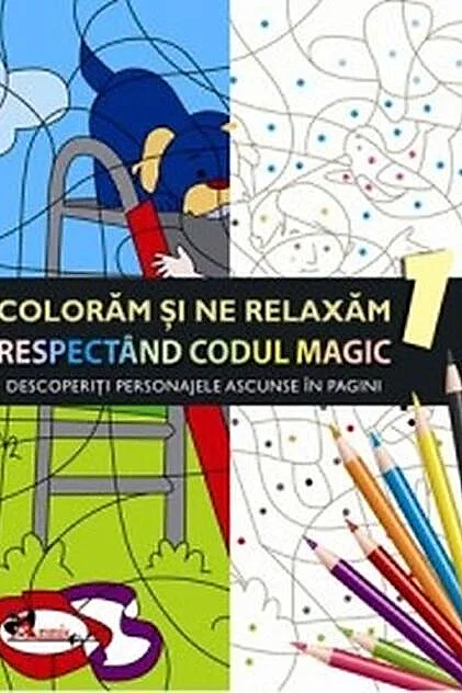 Colorăm și ne relaxăm respectând codul magic 1
