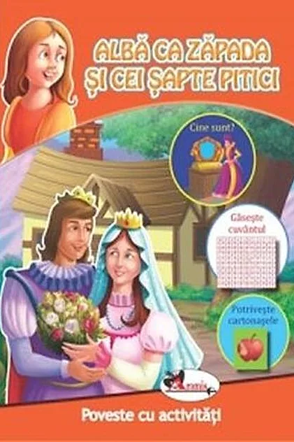 Albă ca zăpada și cei șapte pitici. Poveste cu activități