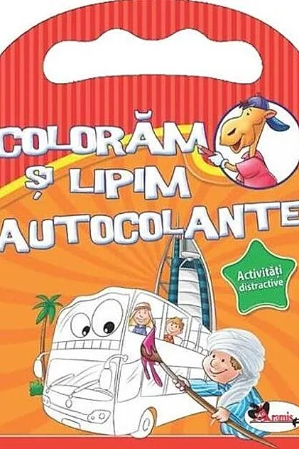 Colorăm și lipim cu autocolante
