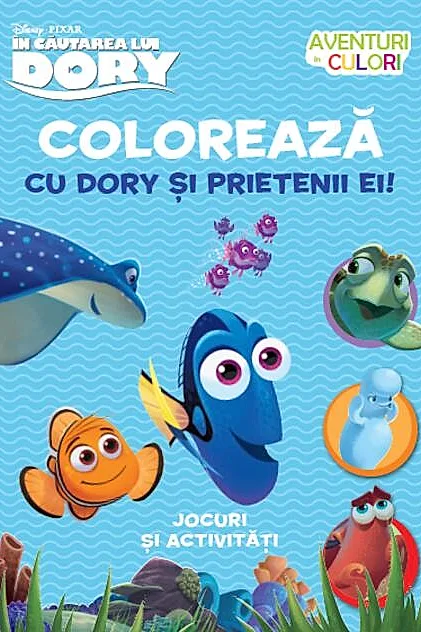 Colorează cu Dory și prietenii ei!