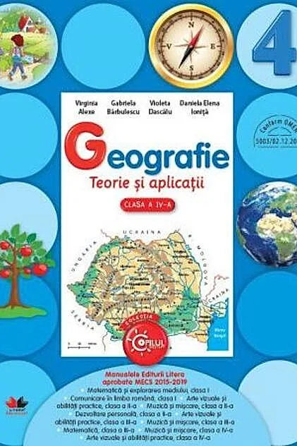 Geografie. Teorie și aplicații pentru clasa a IV-a