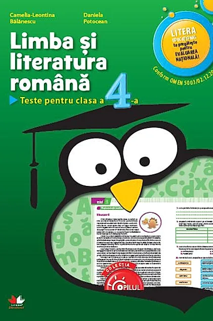 Limba și literatura română. Teste pentru clasa a IV-a