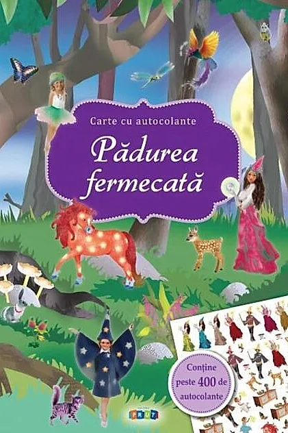 Pădurea fermecată. Carte cu autocolante