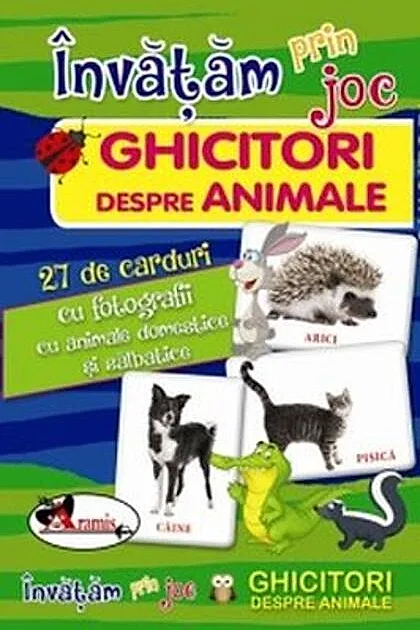 Învăţăm prin joc Ghicitori despre animale