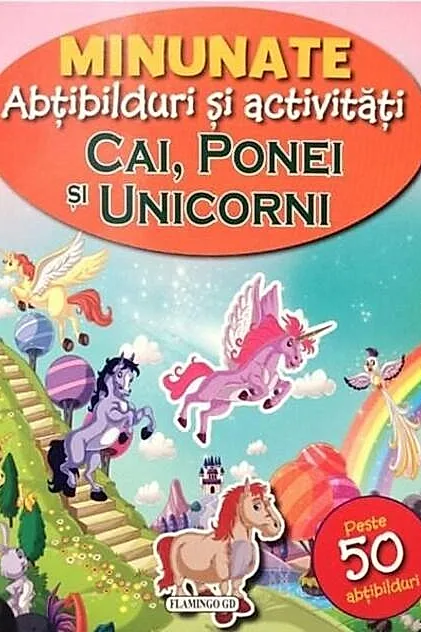 Minunate abțibilduri și activități: Cai, ponei și unicorni