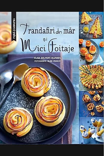 Trandafiri din măr şi mici foitaje - Rapid si savuros