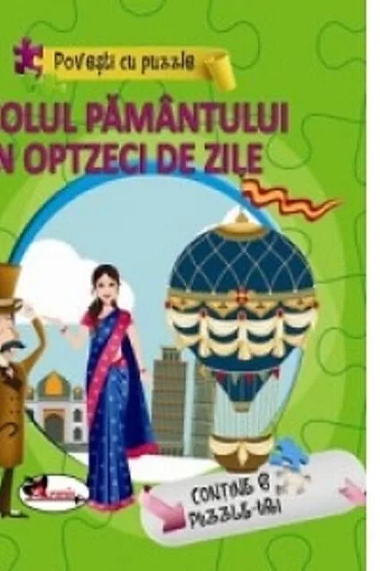 Povești cu puzzle - Ocolul Pământului în 80 de zile