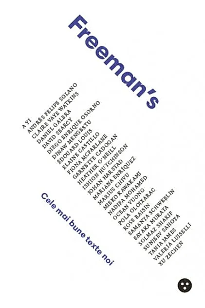 Freeman’s: cele mai bune texte noi