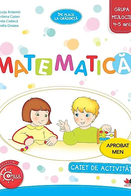 Matematică caiet pentru grupa mijlocie