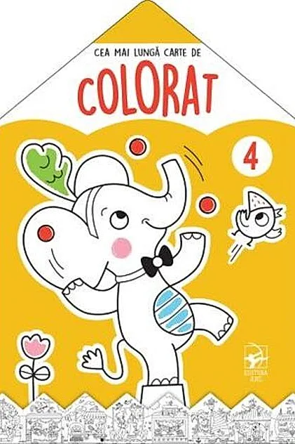 Elefantul. Cea mai lungă carte de colorat