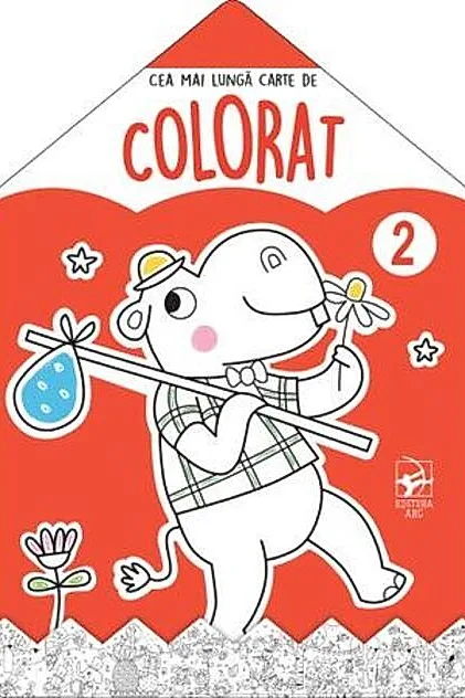 Hipopotamul. Cea mai lungă carte de colorat