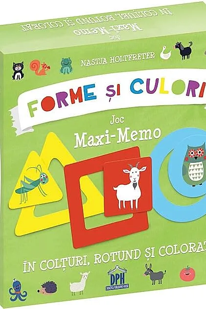 Forme și culori. Joc Maxi-Memo