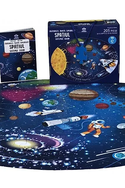 Set puzzle. Spațiul, Sistemul Solar-Călătorește, Învață, Explorează