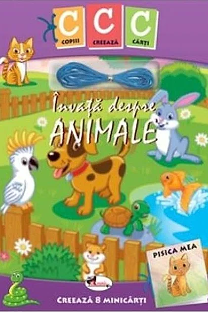 Învață despre animale. Copiii creează cărți