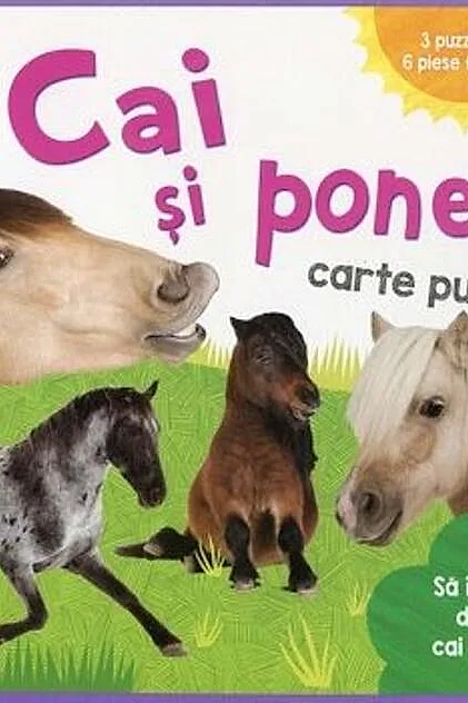 Cai și ponei. Carte puzzle