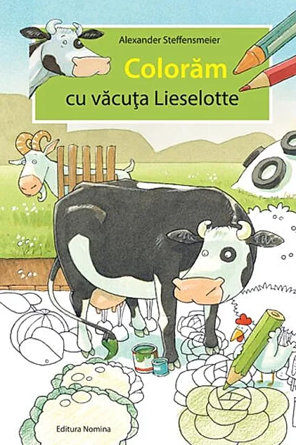 Colorăm cu văcuța Lieselotte