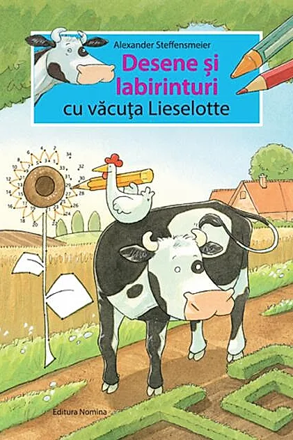 Desene și labirinturi cu văcuța Lieselotte