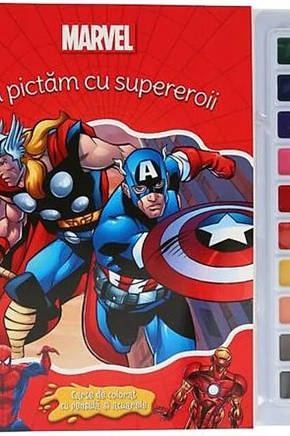 Să pictăm cu supereroii