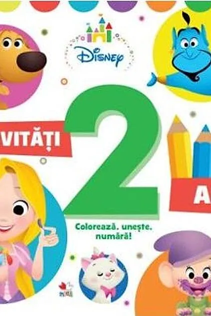 Colorează, unește, numără