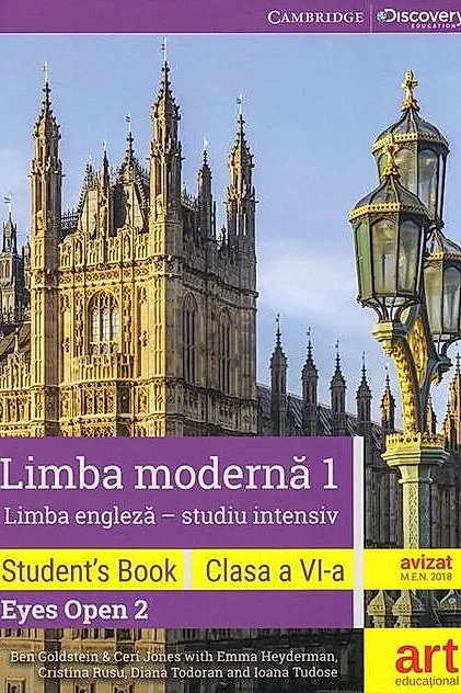 Limba engleză (studiu intensiv). Clasa a VI-a. Cartea elevului (Student's book - Eyes Open 2)