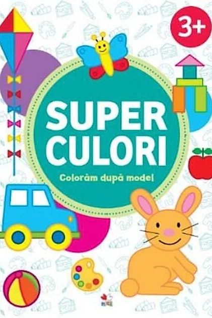 Superculori. Colorăm după model 3+