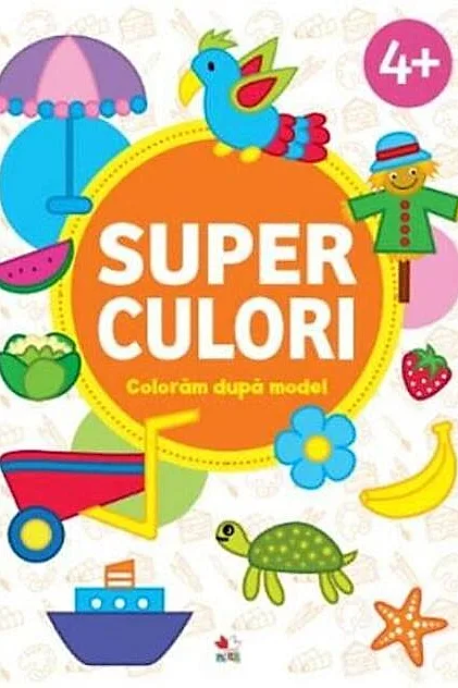 Superculori. Colorăm după model 4+