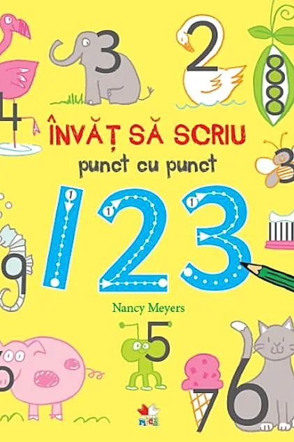 Învăț să scriu punct cu punct: 123
