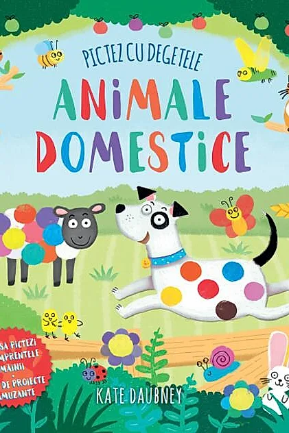 Pictez cu degetele. Animale domestice