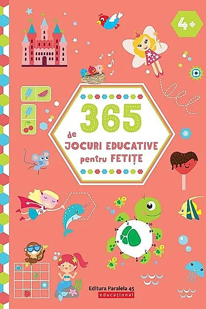 365 de jocuri educative pentru fetițe