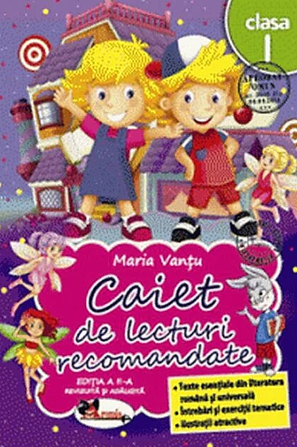Caiet de lecturi recomandate Clasa I