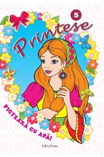 Prințese Nr. 5. Pictează cu apă