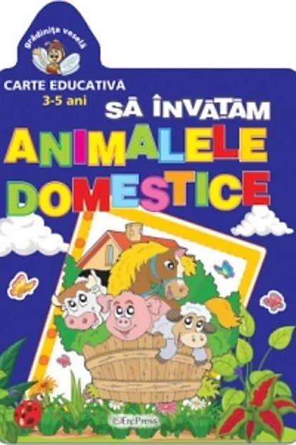 Să învățăm animalele domestice (5-7 ani). Grădinița veselă.