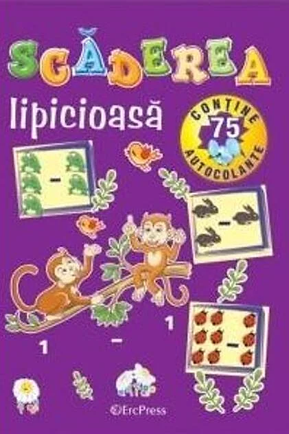 Scăderea lipicioasă. Conține 75 de autocolante