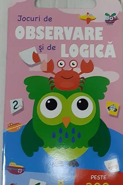 Jocuri de observare și de logică. Prichindeii isteți. Peste 300 de autocolante