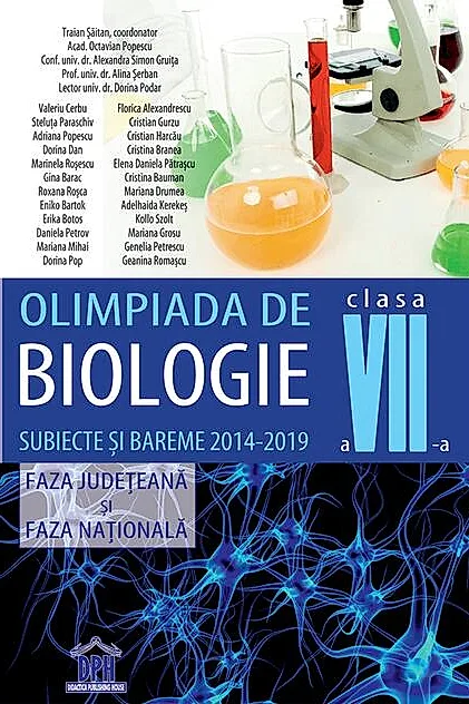 Olimpiada de Biologie Clasa a VII-a Subiecte și bareme, 2014-2019
