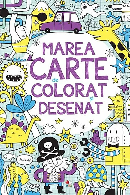 Marea carte de colorat și desenat