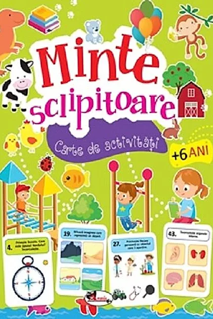 Minte sclipitoare. Carte de activități +6 ani