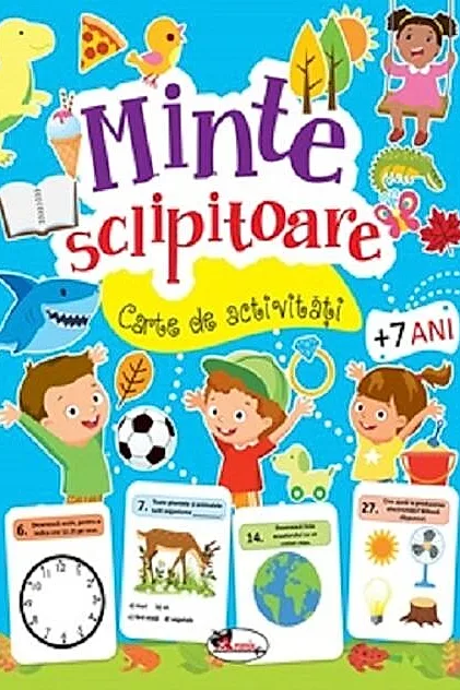 Minte sclipitoare. Carte de activități +7 ani