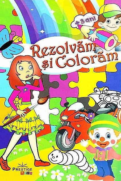 Rezolvăm și colorăm +3 ani