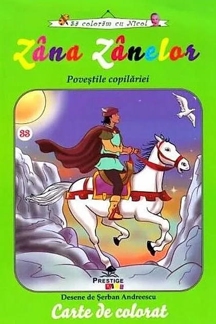 Zâna Zânelor. Carte de colorat