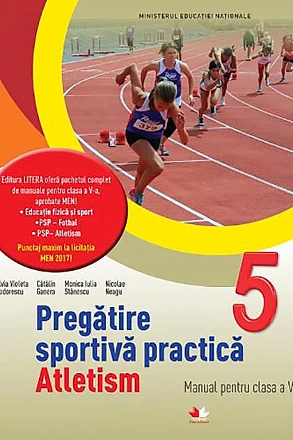 Pregătire sportivă practică: Atletism. Manual. Clasa a V-a + CD