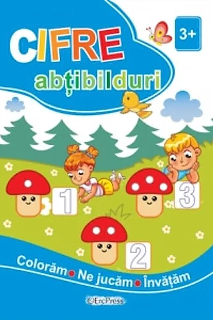 Cifre cu abțibilduri (3 ani +)