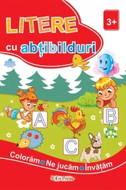 Litere cu abțibilduri (3 ani +)