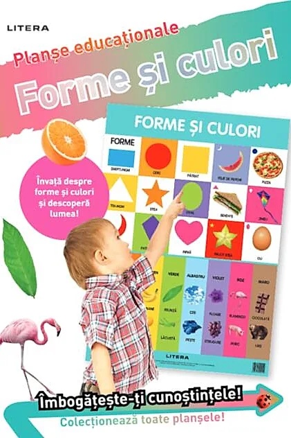 Forme și culori. Planșe educaționale